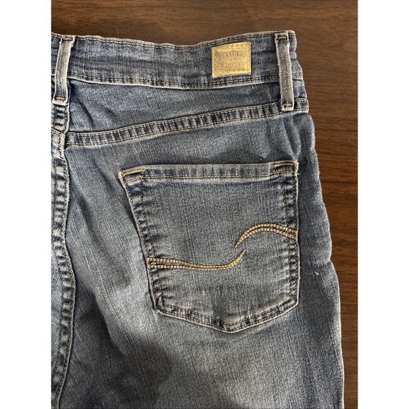 Vtg Levi Signature Gold Jeans Women 10S 30x28 Medium Wash Pull On Shaping Skinny - Picture 12 of 12